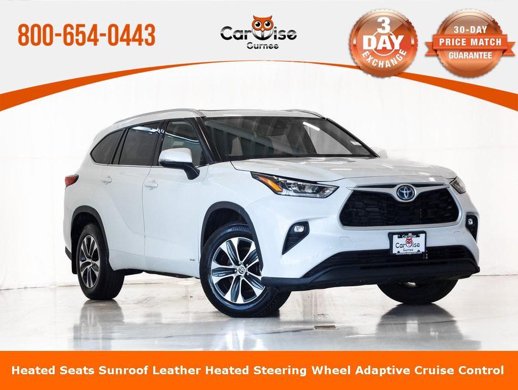 used 2022 Toyota Highlander Hybrid car, priced at $43,125