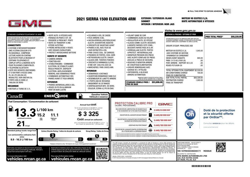 used 2021 GMC Sierra 1500 car, priced at $31,497