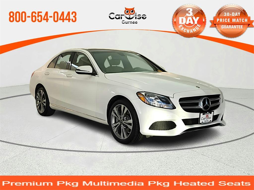 used 2018 Mercedes-Benz C-Class car, priced at $18,497