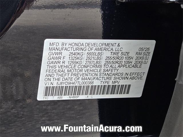 new 2026 Acura MDX car, priced at $59,150