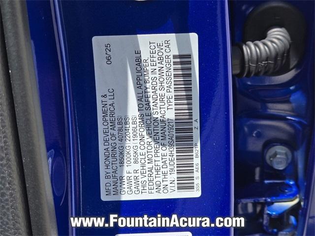 new 2025 Acura Integra car, priced at $36,795
