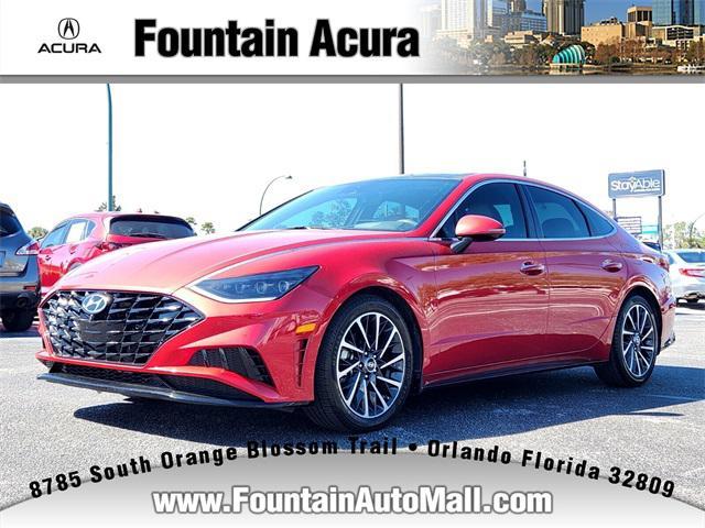 used 2021 Hyundai Sonata car, priced at $22,997