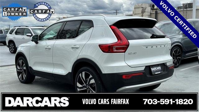 used 2024 Volvo XC40 car, priced at $46,400