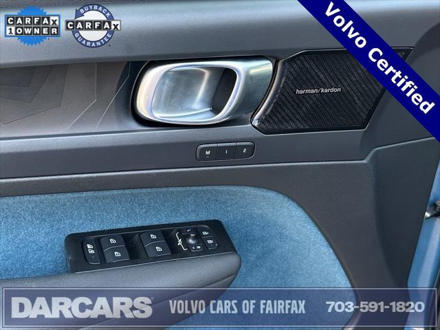 used 2022 Volvo C40 Recharge Pure Electric car, priced at $31,600