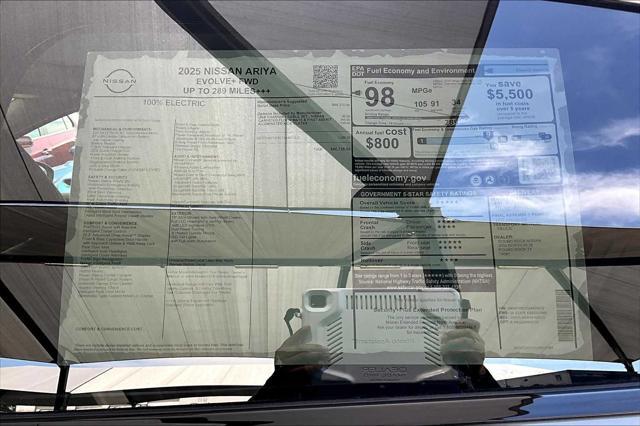 new 2025 Nissan ARIYA car, priced at $44,388