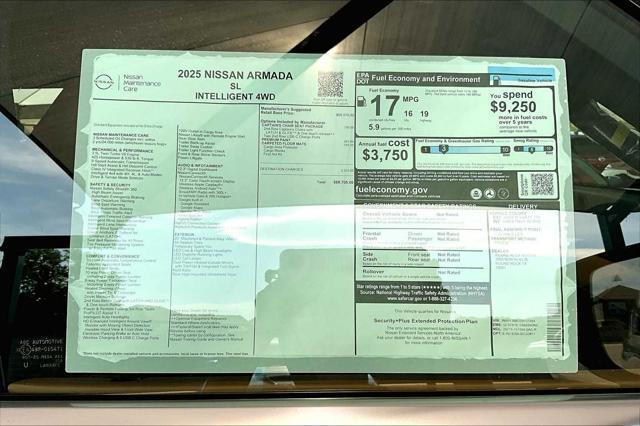 new 2025 Nissan Armada car, priced at $67,705