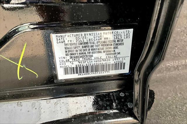 new 2025 Nissan Sentra car, priced at $24,795