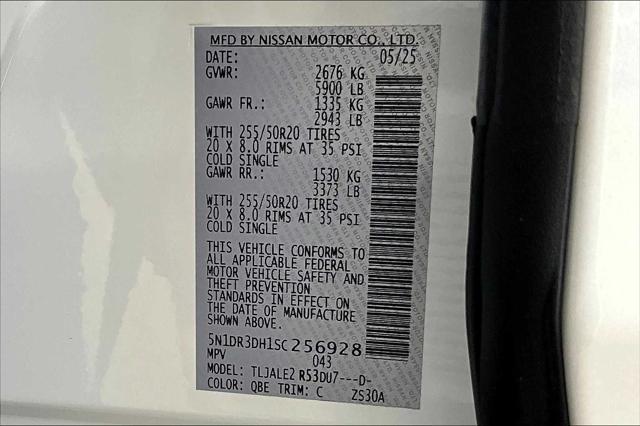 new 2025 Nissan Pathfinder car, priced at $48,809