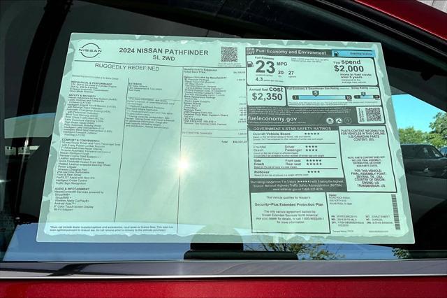 new 2024 Nissan Pathfinder car, priced at $48,860