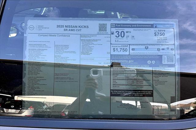new 2025 Nissan Kicks car, priced at $30,270