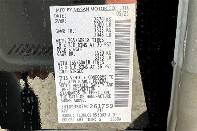 new 2025 Nissan Pathfinder car, priced at $43,438