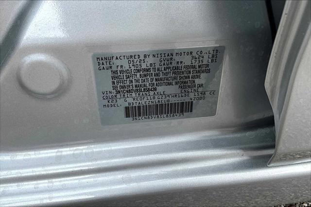 new 2025 Nissan Versa car, priced at $20,230