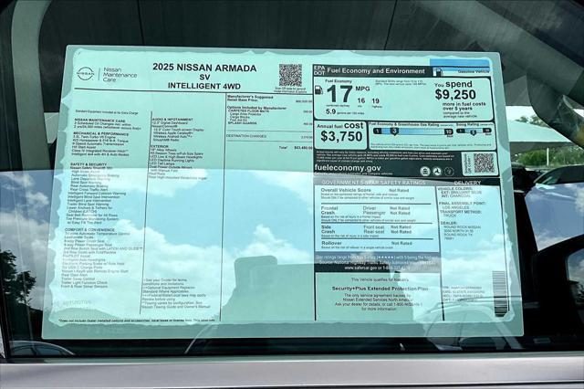 new 2025 Nissan Armada car, priced at $59,991