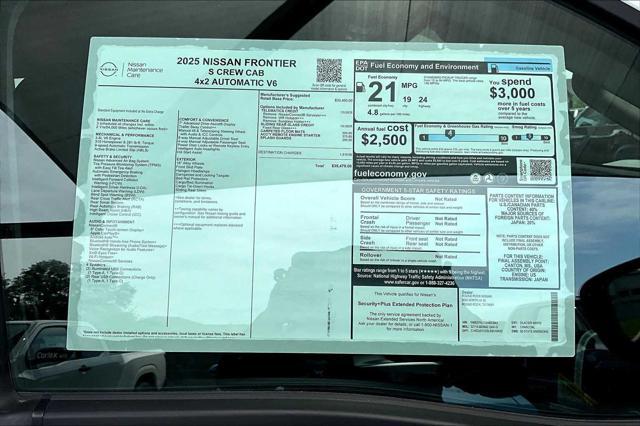 new 2025 Nissan Frontier car, priced at $35,470