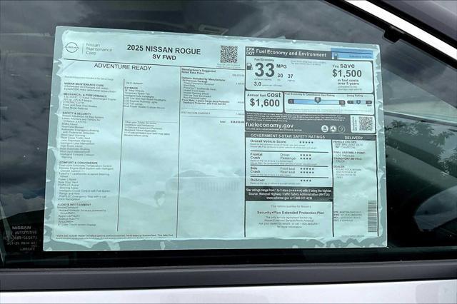 new 2025 Nissan Rogue car, priced at $32,969