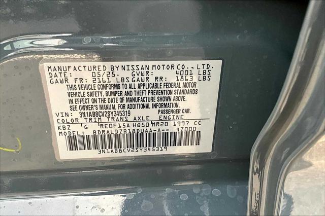 new 2025 Nissan Sentra car, priced at $24,106