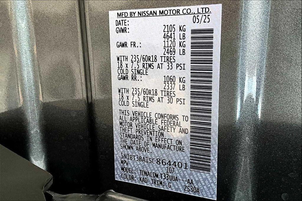 new 2025 Nissan Rogue car, priced at $32,090