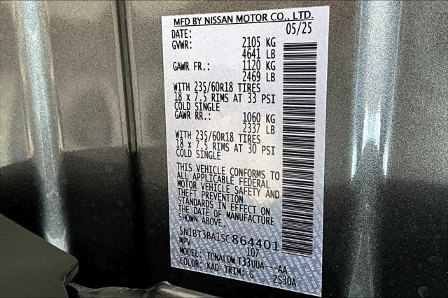new 2025 Nissan Rogue car, priced at $32,090