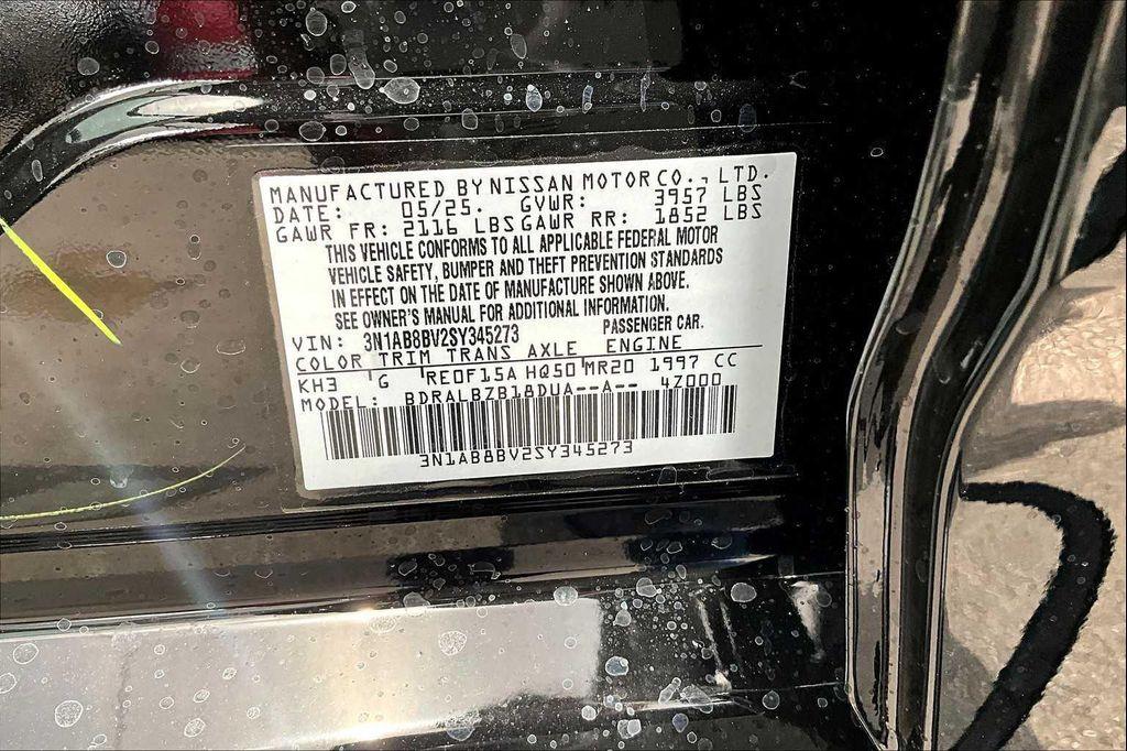 new 2025 Nissan Sentra car, priced at $22,272