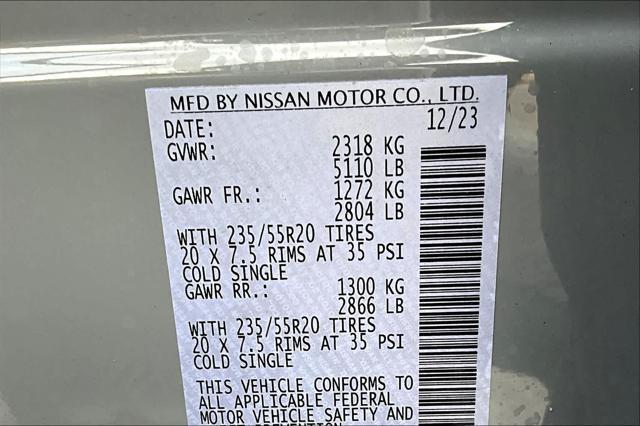 new 2024 Nissan Murano car, priced at $44,565