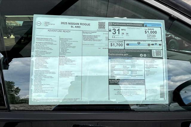 new 2025 Nissan Rogue car, priced at $37,698