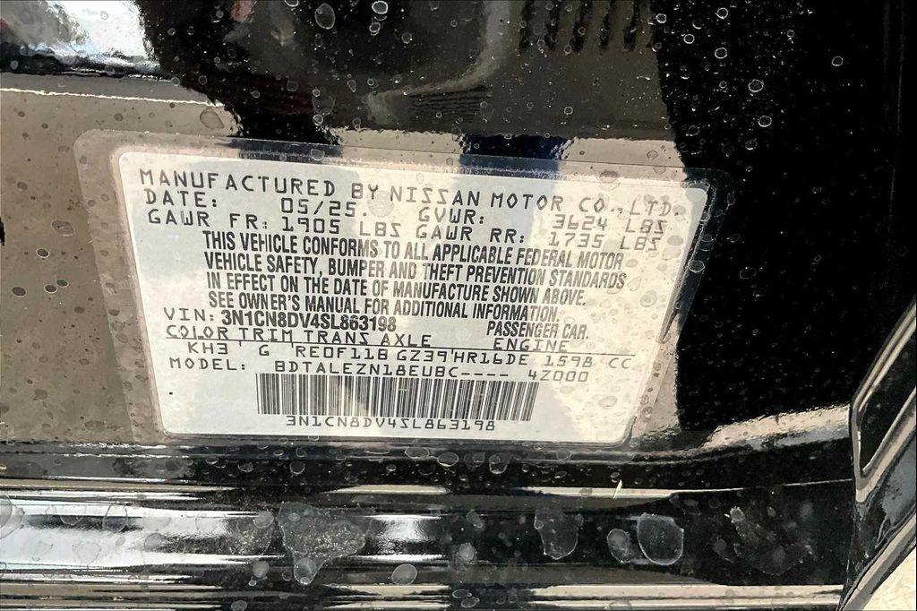 new 2025 Nissan Versa car, priced at $21,945
