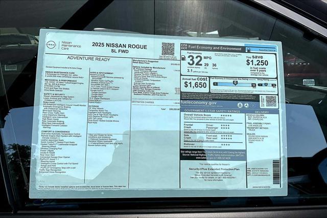 new 2025 Nissan Rogue car, priced at $36,999