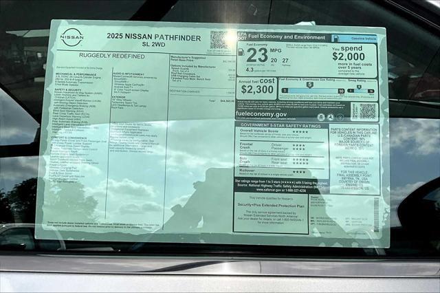 new 2025 Nissan Pathfinder car, priced at $41,528