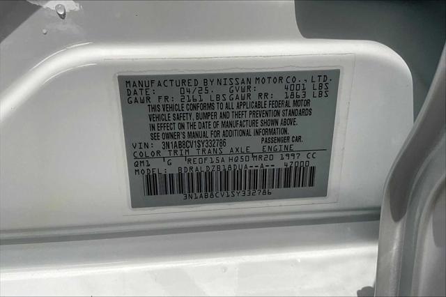 new 2025 Nissan Sentra car, priced at $23,965