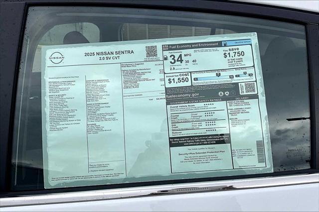 new 2025 Nissan Sentra car, priced at $23,292
