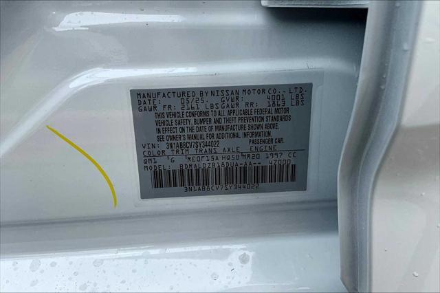 new 2025 Nissan Sentra car, priced at $23,292