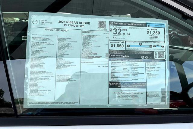 new 2025 Nissan Rogue car, priced at $43,970