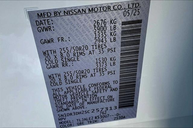 new 2025 Nissan Pathfinder car, priced at $53,035