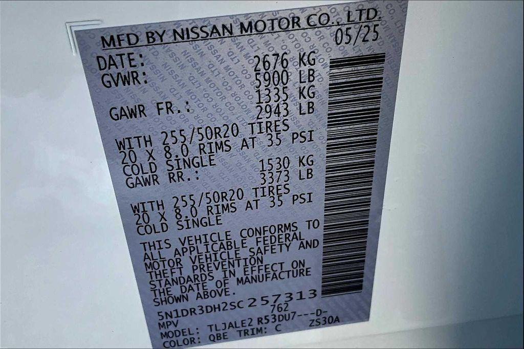 new 2025 Nissan Pathfinder car, priced at $53,035