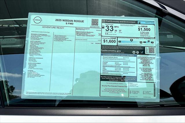 new 2025 Nissan Rogue car, priced at $30,800