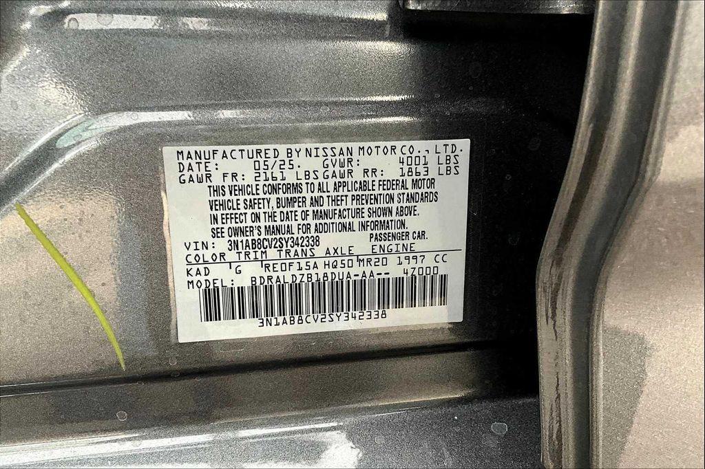 new 2025 Nissan Sentra car, priced at $23,292