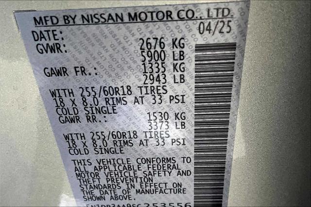 new 2025 Nissan Pathfinder car, priced at $35,807