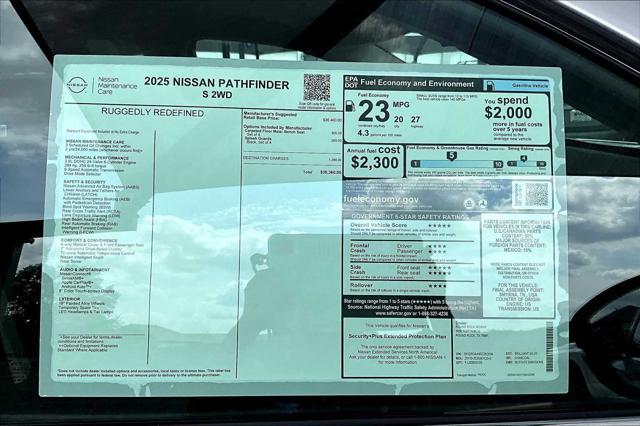 new 2025 Nissan Pathfinder car, priced at $35,807