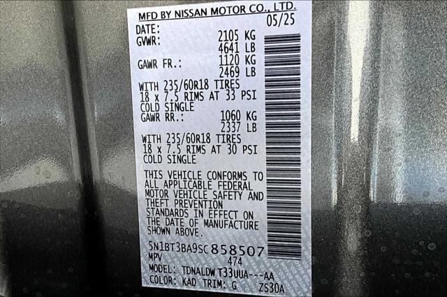 new 2025 Nissan Rogue car, priced at $31,985