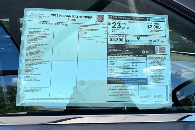 new 2025 Nissan Pathfinder car, priced at $35,807