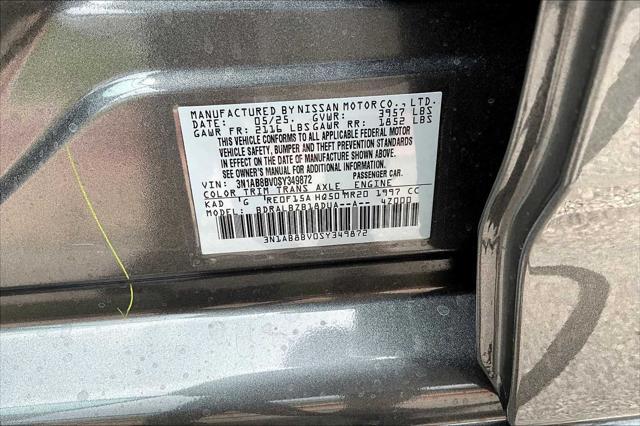new 2025 Nissan Sentra car, priced at $23,335