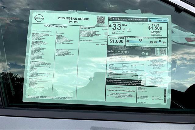new 2025 Nissan Rogue car, priced at $32,090
