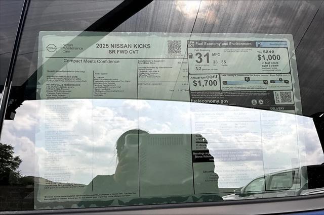 new 2025 Nissan Kicks car, priced at $28,775