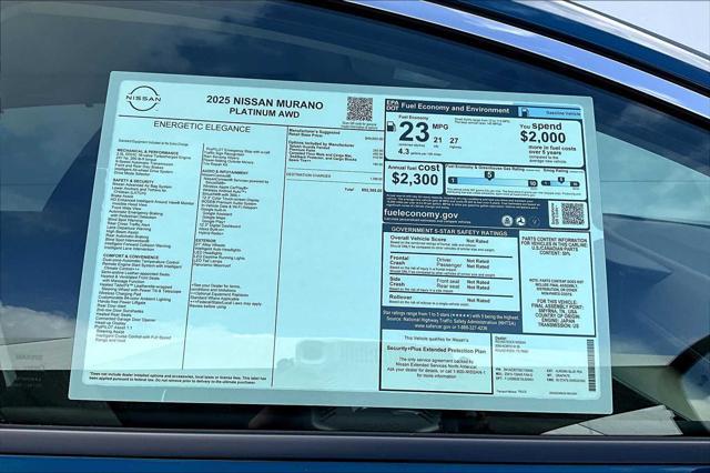 new 2025 Nissan Murano car, priced at $51,385