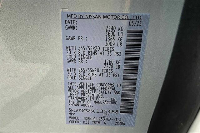 new 2025 Nissan Murano car, priced at $50,735