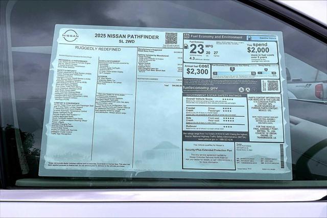 new 2025 Nissan Pathfinder car, priced at $41,881