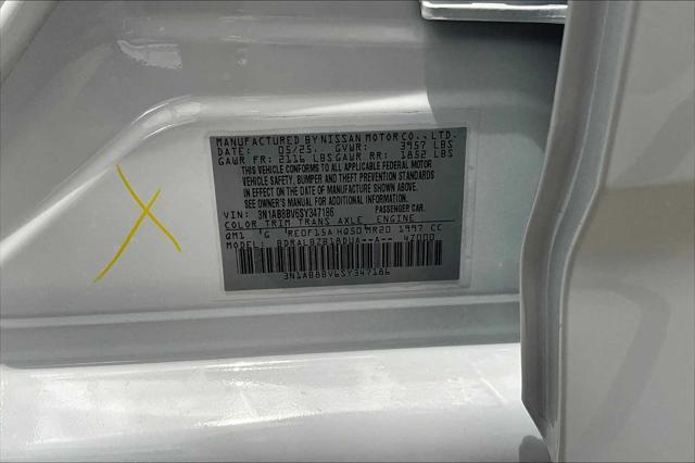 new 2025 Nissan Sentra car, priced at $22,272