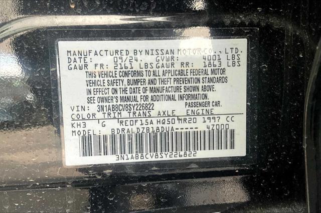 new 2025 Nissan Sentra car, priced at $23,638