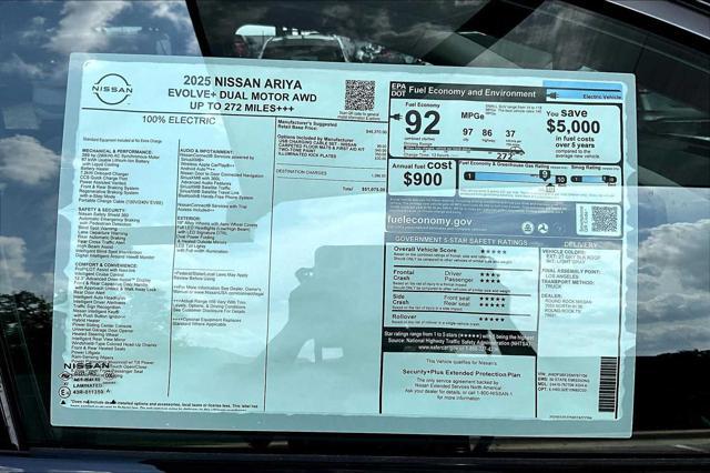 new 2025 Nissan ARIYA car, priced at $48,597
