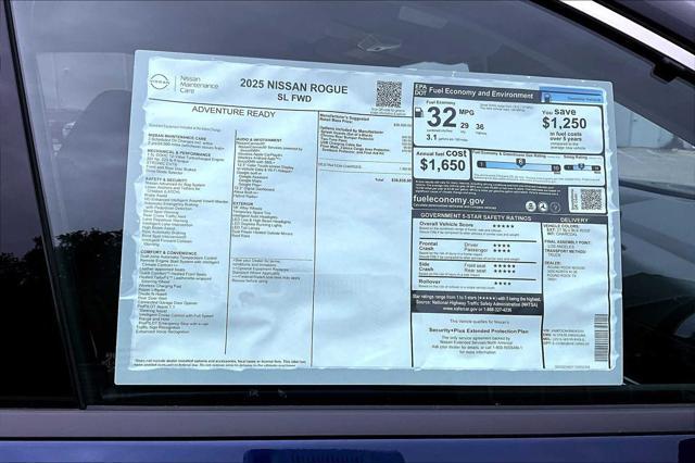 new 2025 Nissan Rogue car, priced at $36,713